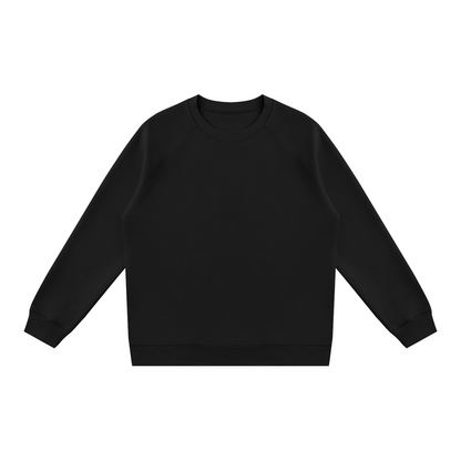 Unisex Regular Fit Crewneck Sweatshirt in black