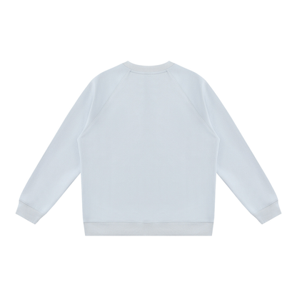 Unisex Regular Fit Crewneck Sweatshirt in light blue, alternate angle
