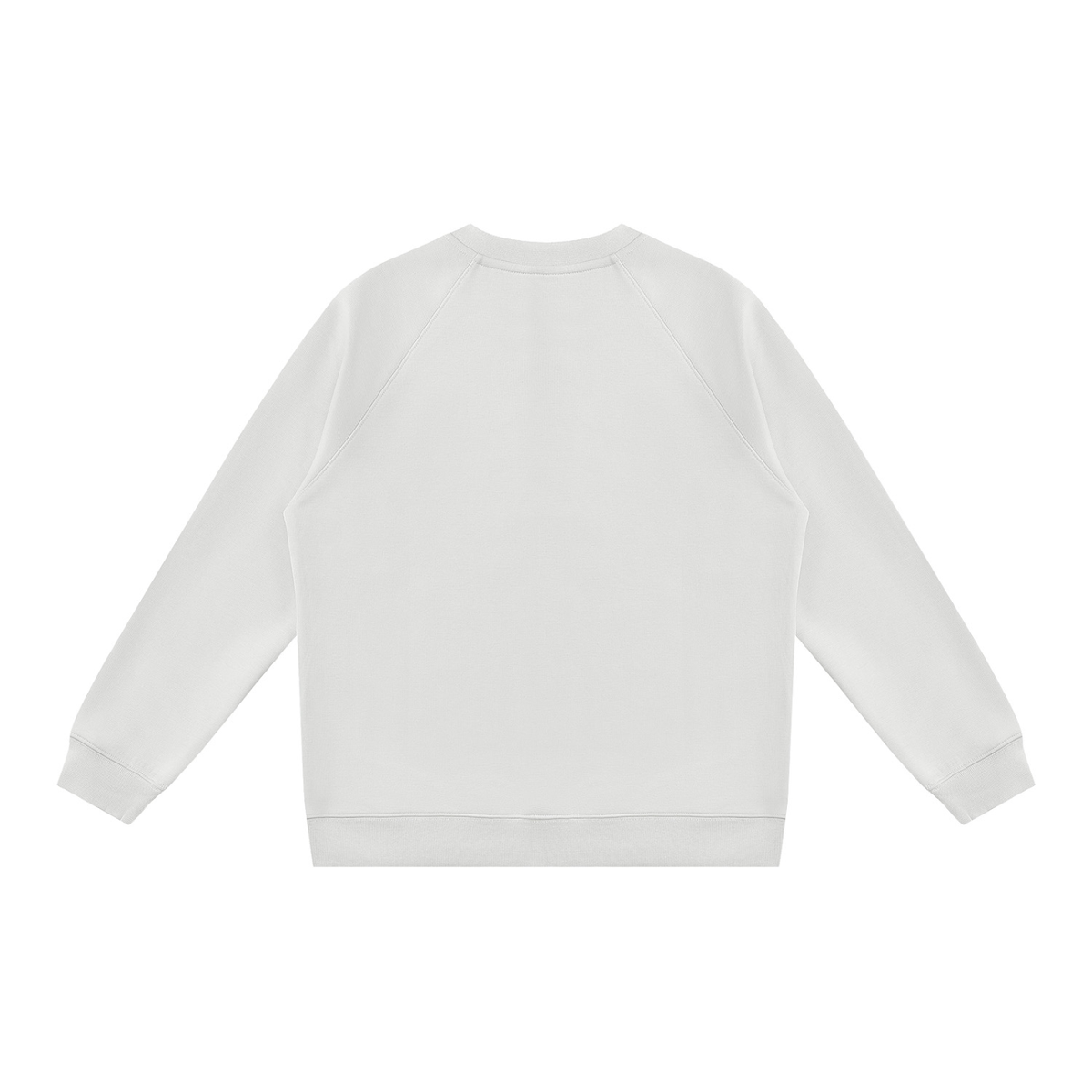 Unisex Regular Fit Crewneck Sweatshirt in light gray, alternate angle
