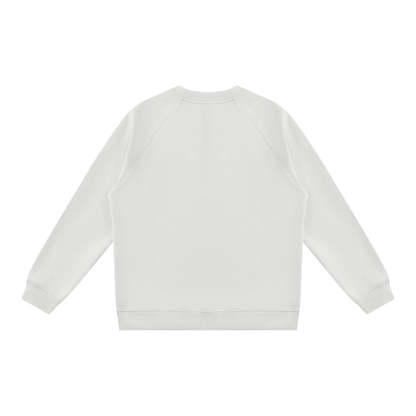 Unisex Regular Fit Crewneck Sweatshirt in light gray, alternate angle