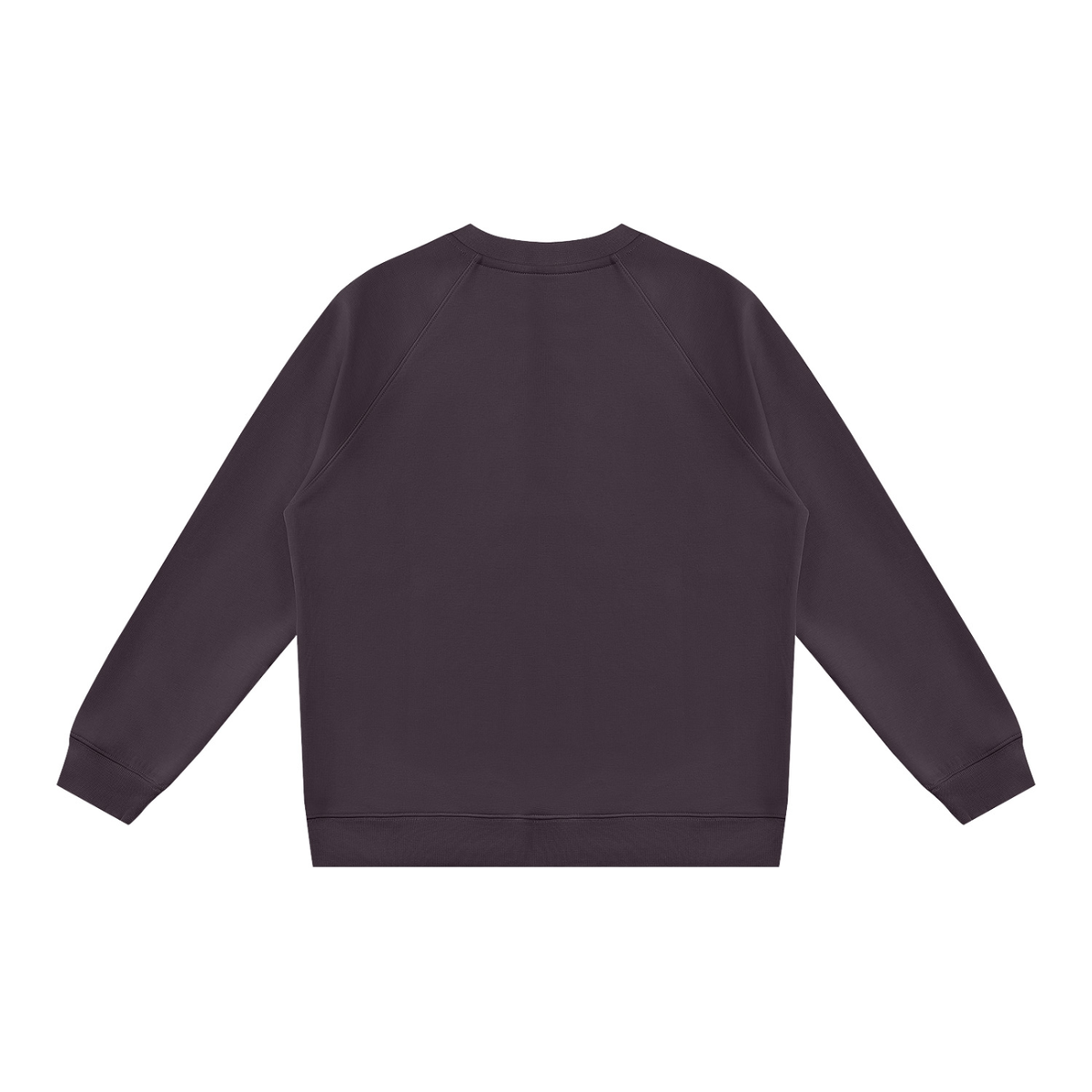 Unisex Regular Fit Crewneck Sweatshirt in purple, alternate angle