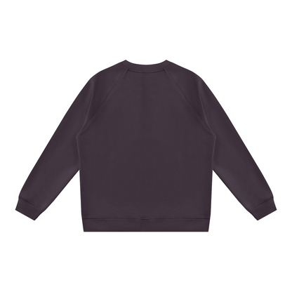 Unisex Regular Fit Crewneck Sweatshirt in purple, alternate angle
