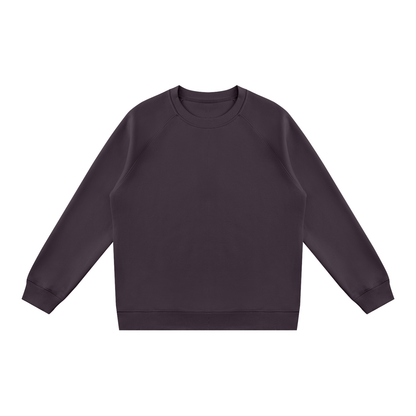 Unisex Regular Fit Crewneck Sweatshirt in purple