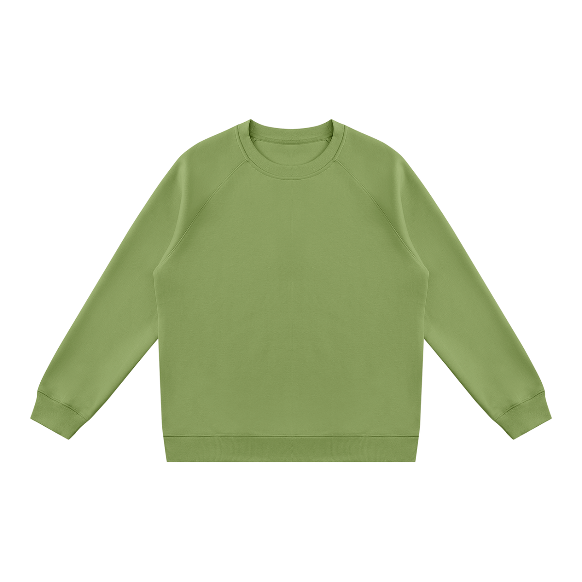 Unisex Regular Fit Crewneck Sweatshirt in sage green