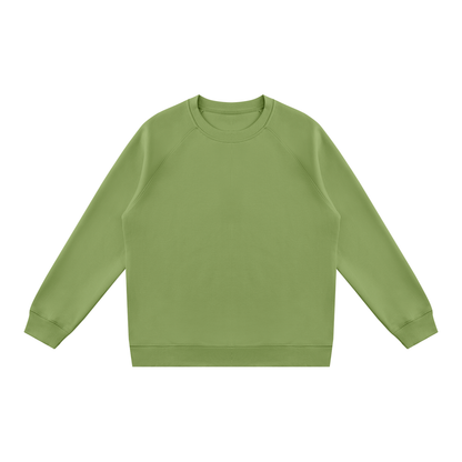 Unisex Regular Fit Crewneck Sweatshirt in sage green