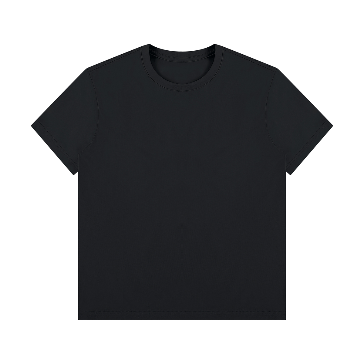 Unisex Regular Fit Crewneck T-Shirt in black