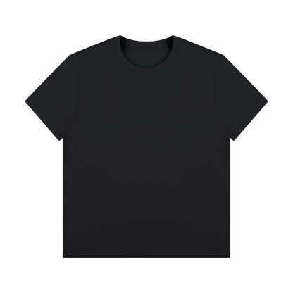 Unisex Regular Fit Crewneck T-Shirt in black