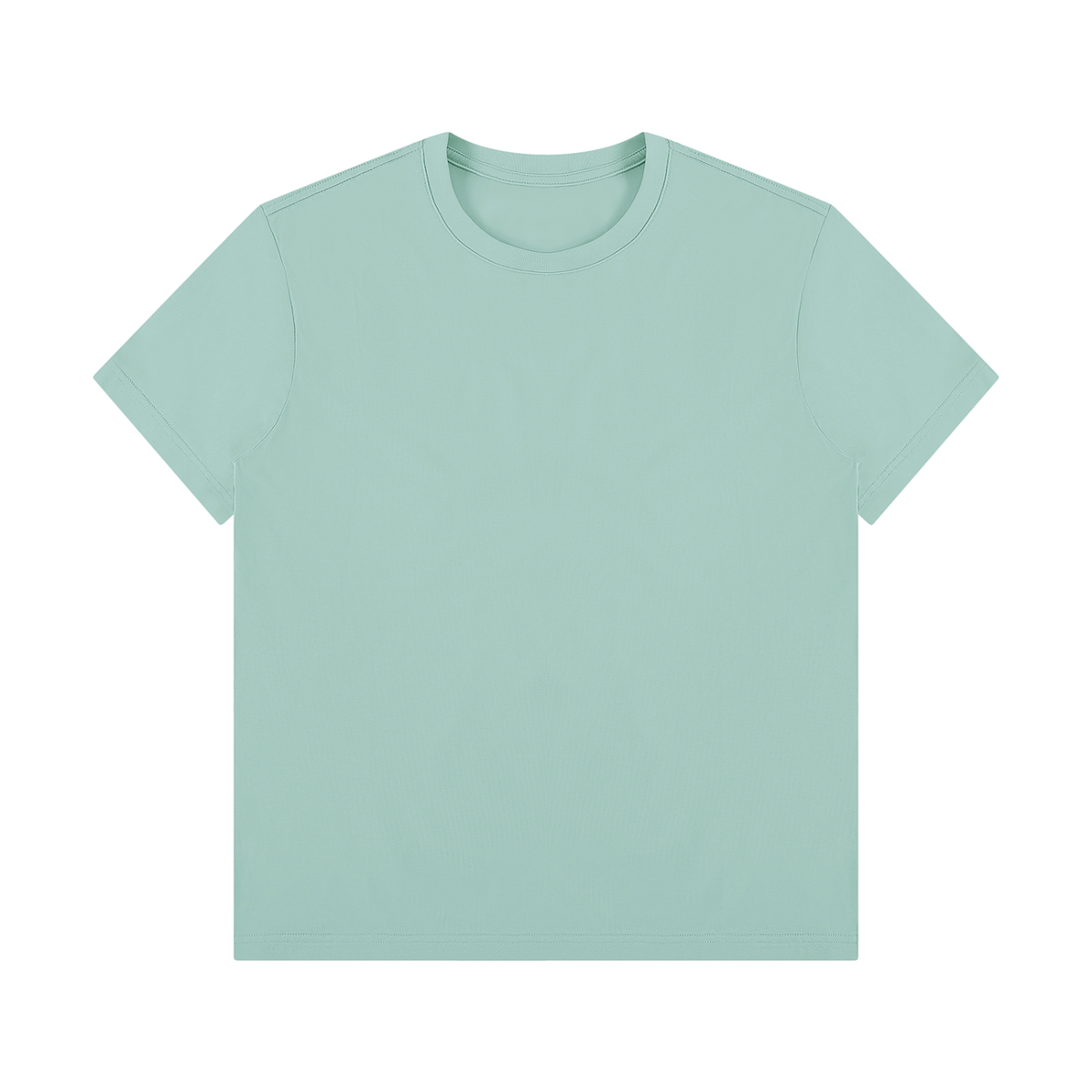 Unisex Regular Fit Crewneck T-Shirt in mint green