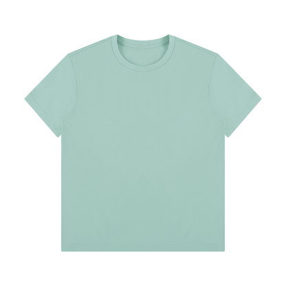 Unisex Regular Fit Crewneck T-Shirt in mint green