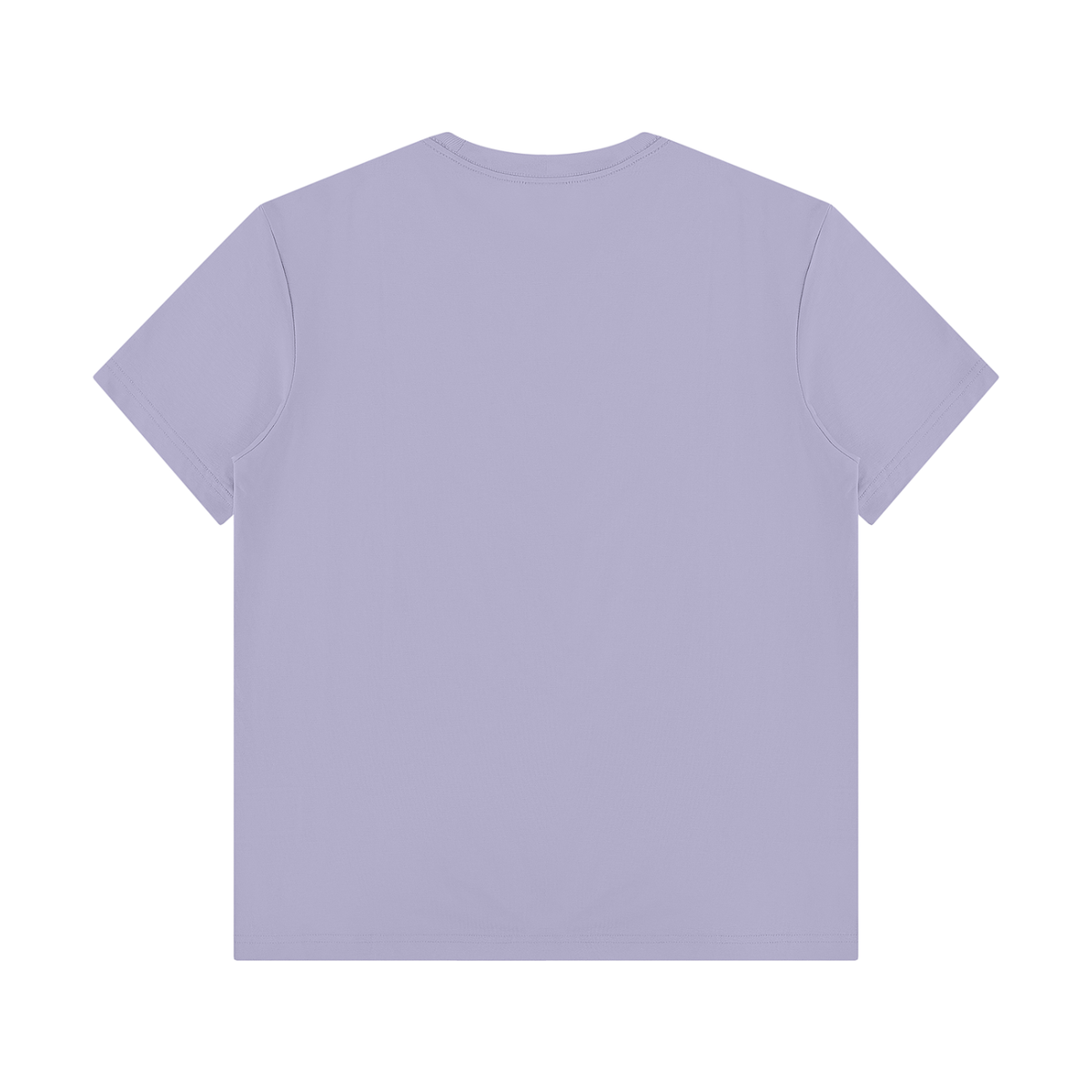 Unisex Regular Fit Crewneck T-Shirt in purple, alternate angle