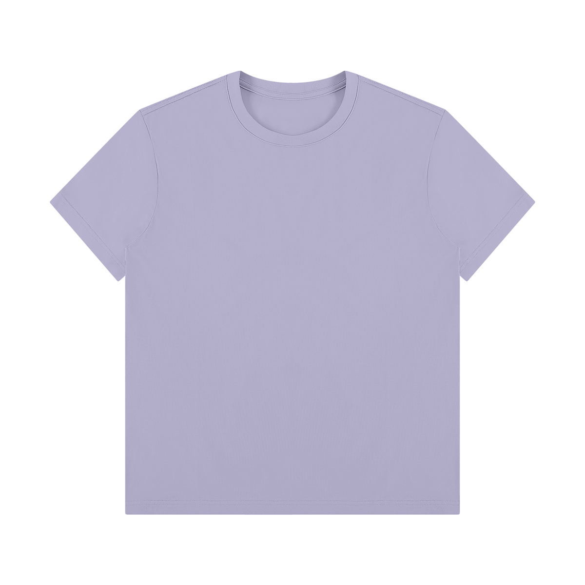 Unisex Regular Fit Crewneck T-Shirt in purple
