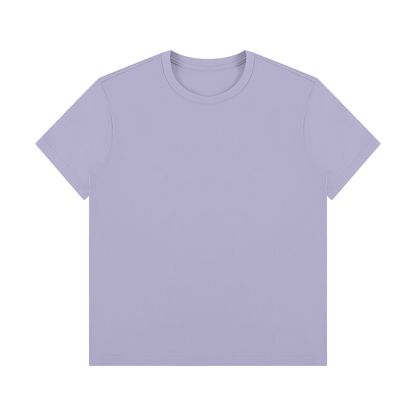 Unisex Regular Fit Crewneck T-Shirt in purple