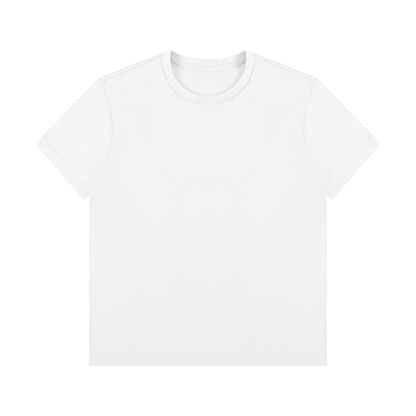 Unisex Regular Fit Crewneck T-Shirt in white