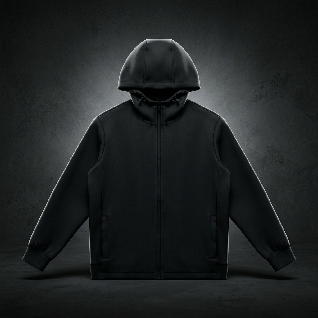 Unisex Regular Fit Full Zip Hoodie, view 1