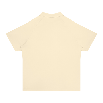 Unisex Regular Fit Polo Shirt in apricot, alternate angle