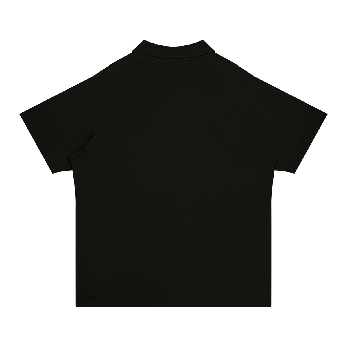 Unisex Regular Fit Polo Shirt in black, alternate angle