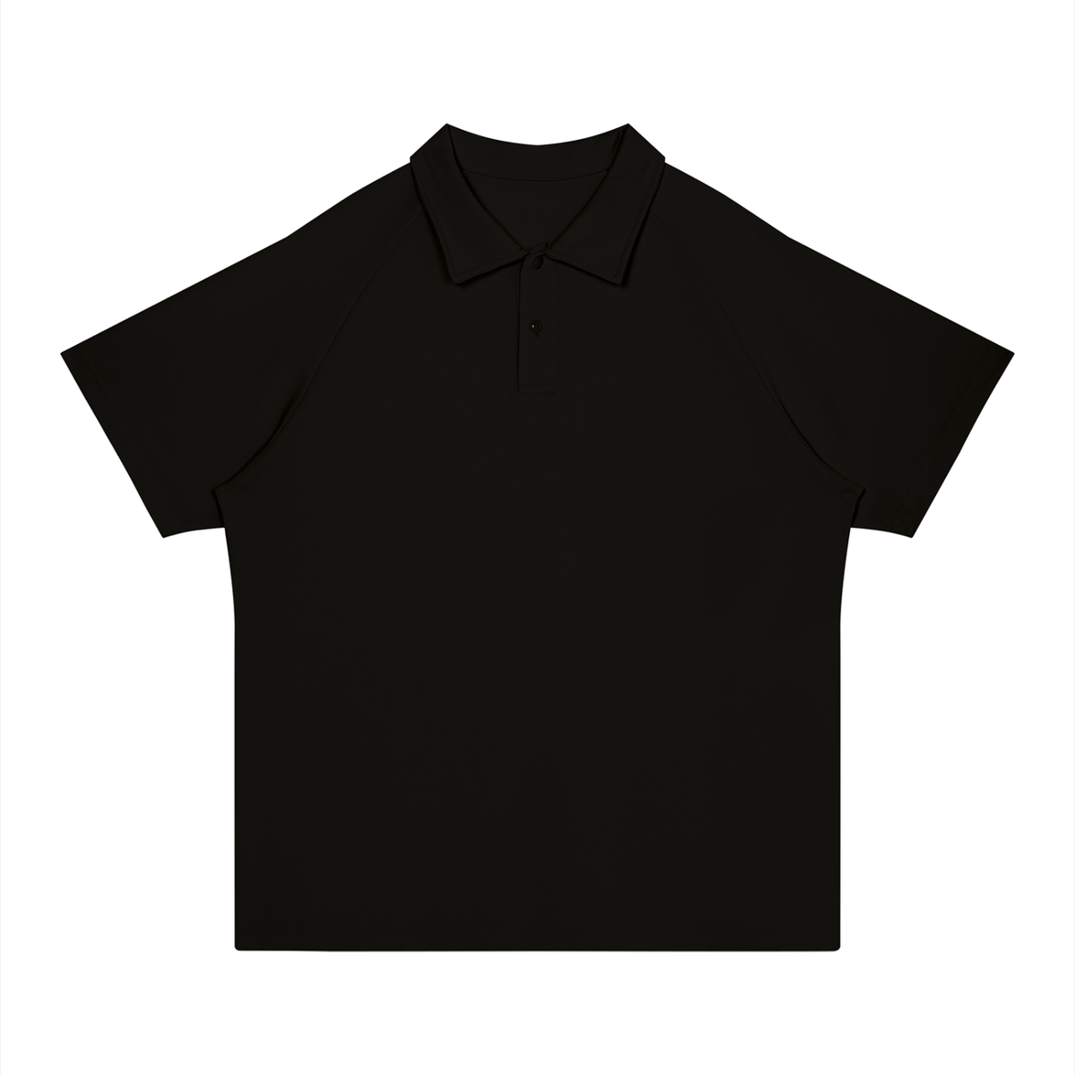 Unisex Regular Fit Polo Shirt in black