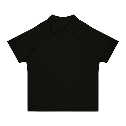 Unisex Regular Fit Polo Shirt in black