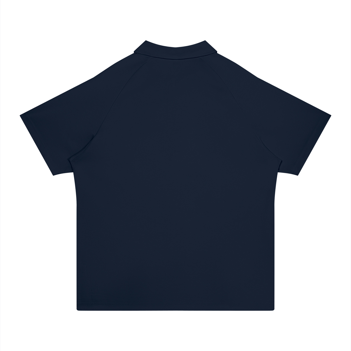 Unisex Regular Fit Polo Shirt in navy blue, alternate angle
