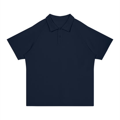 Unisex Regular Fit Polo Shirt in navy blue