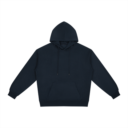 Unisex Relaxed Fit Hoodie in navy blue
