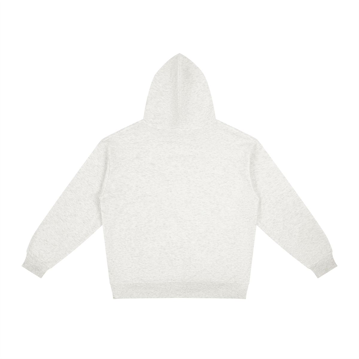Unisex Relaxed Fit Hoodie in oat gray, alternate angle