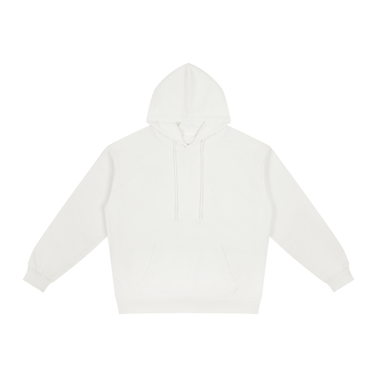 Unisex Relaxed Fit Hoodie in white