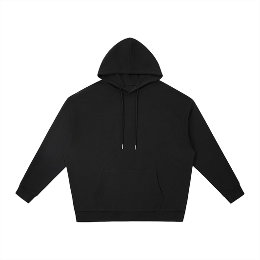 Unisex Relaxed Pullover Hoodie in black