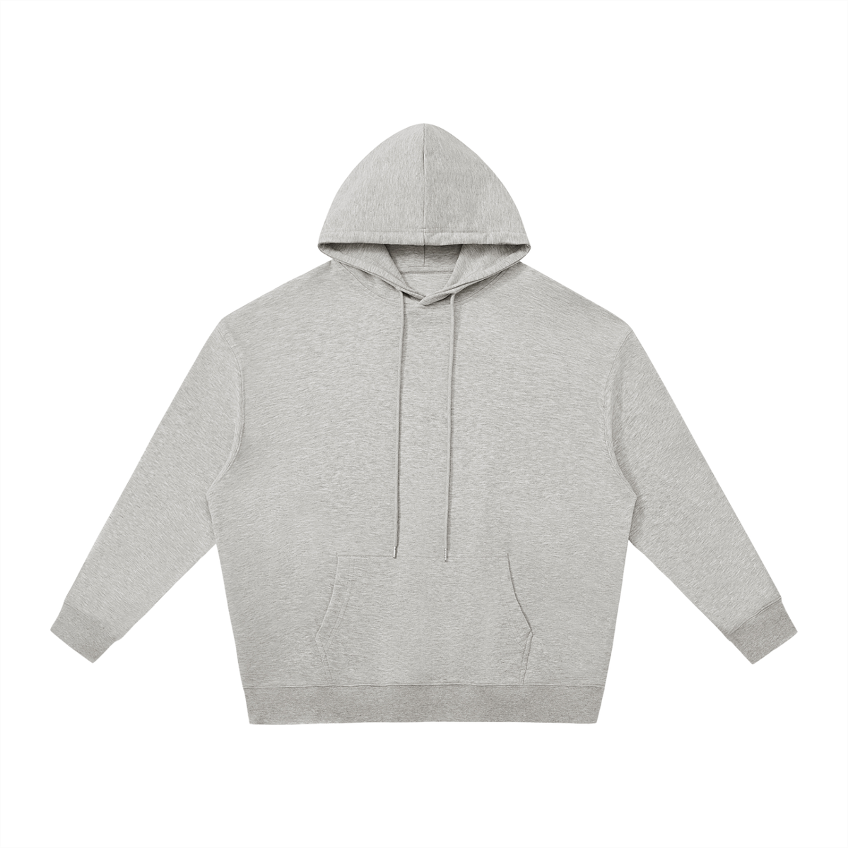 Unisex Relaxed Pullover Hoodie in flower gray
