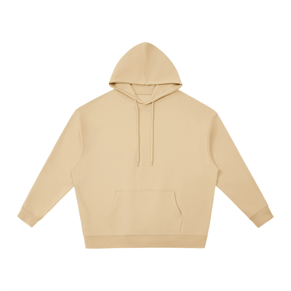 Unisex Relaxed Pullover Hoodie in khaki