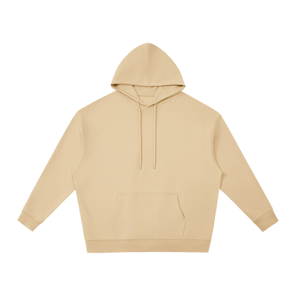 Unisex Relaxed Pullover Hoodie in khaki