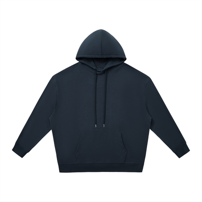 Unisex Relaxed Pullover Hoodie in navy blue