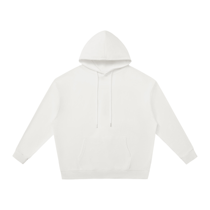 Unisex Relaxed Pullover Hoodie in white