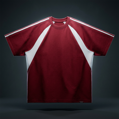Unisex Retro Raglan Color Block T-Shirt