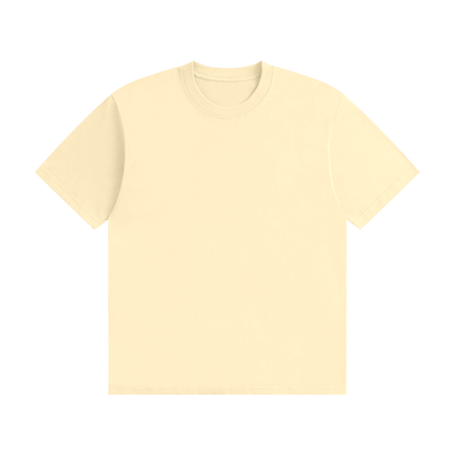 Unisex Seamless Cotton T-Shirt in apricot