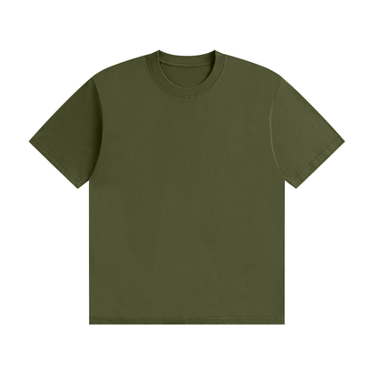 Unisex Seamless Cotton T-Shirt in army green