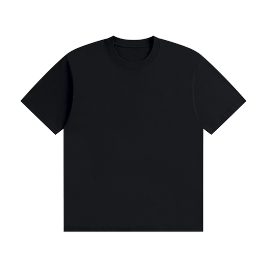 Unisex Seamless Cotton T-Shirt in black