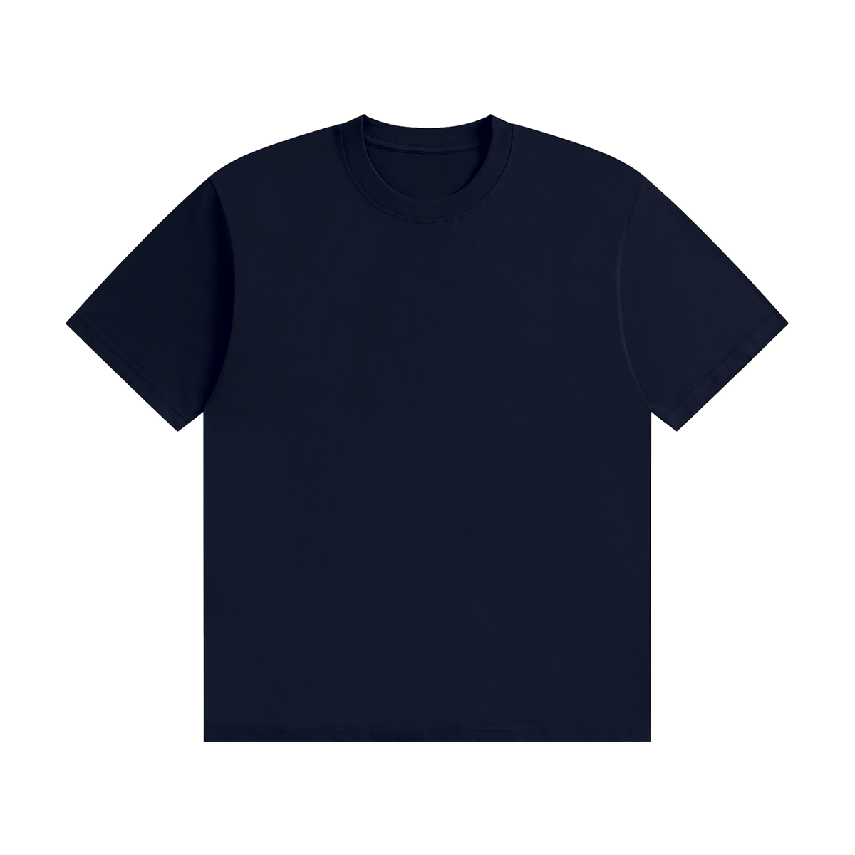 Unisex Seamless Cotton T-Shirt in navy blue