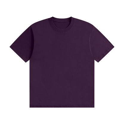 Unisex Seamless Cotton T-Shirt in purple