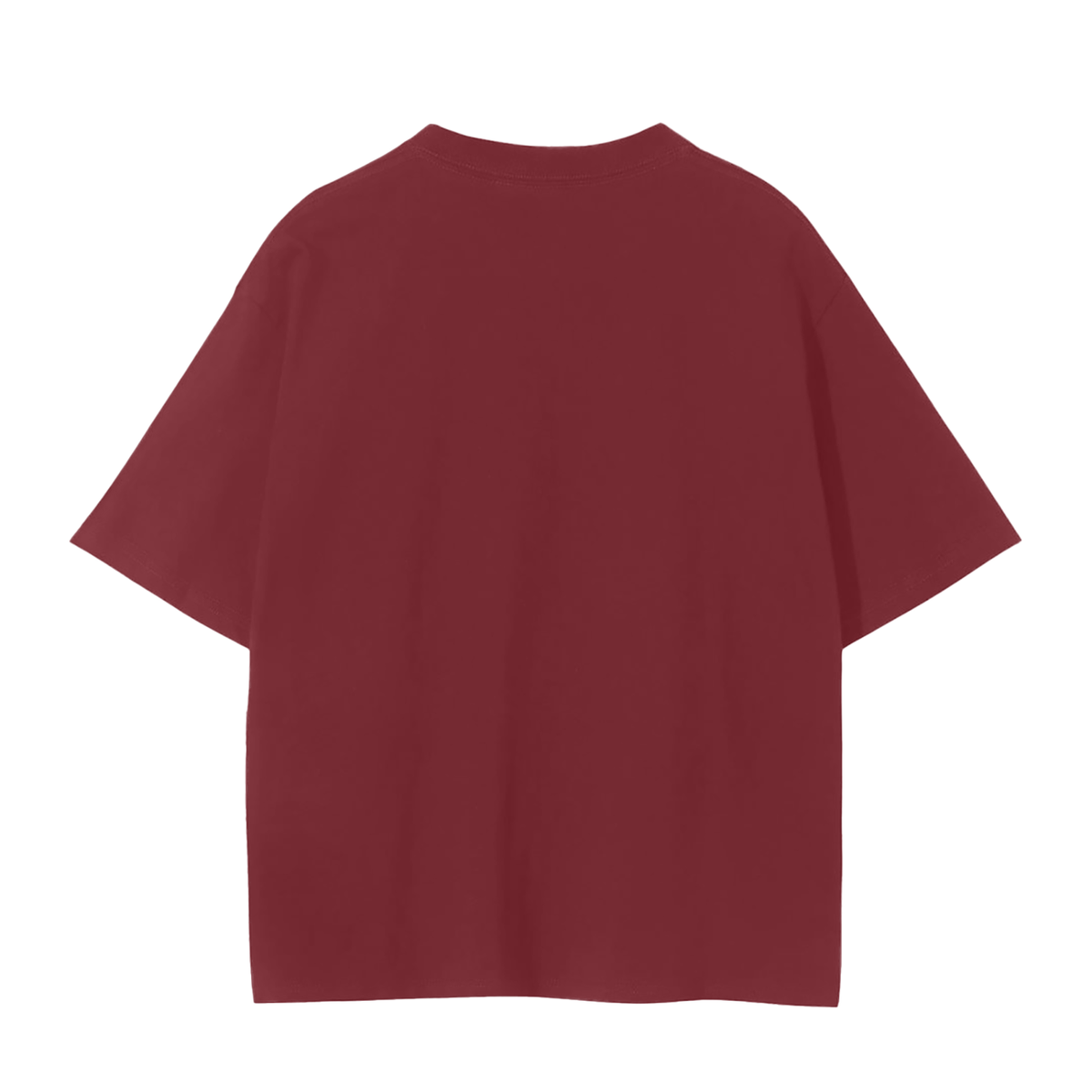 Unisex Seamless T-Shirt in angola red, alternate angle