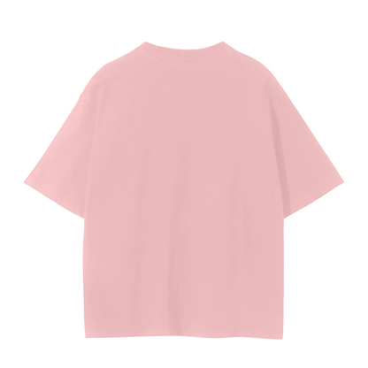Unisex Seamless T-Shirt in blossom pink, alternate angle