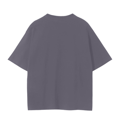 Unisex Seamless T-Shirt in lava smoke, alternate angle