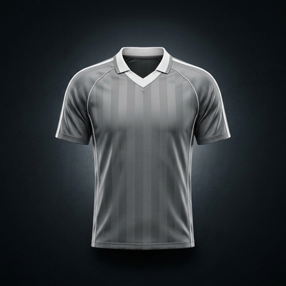Unisex Shadow Stripe Collared Soccer Jersey