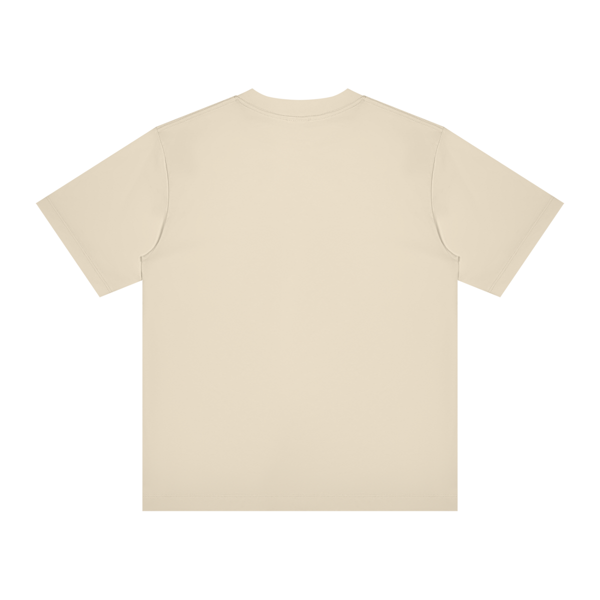 Unisex Slim Fit Crewneck T-Shirt in apricot, alternate angle