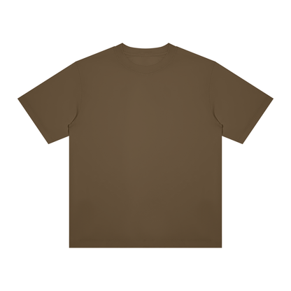 Unisex Slim Fit Crewneck T-Shirt in coffee