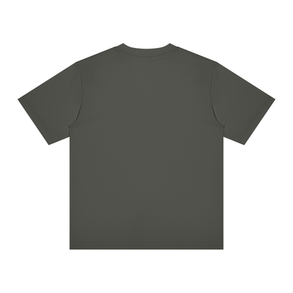 Unisex Slim Fit Crewneck T-Shirt in dark gray, alternate angle