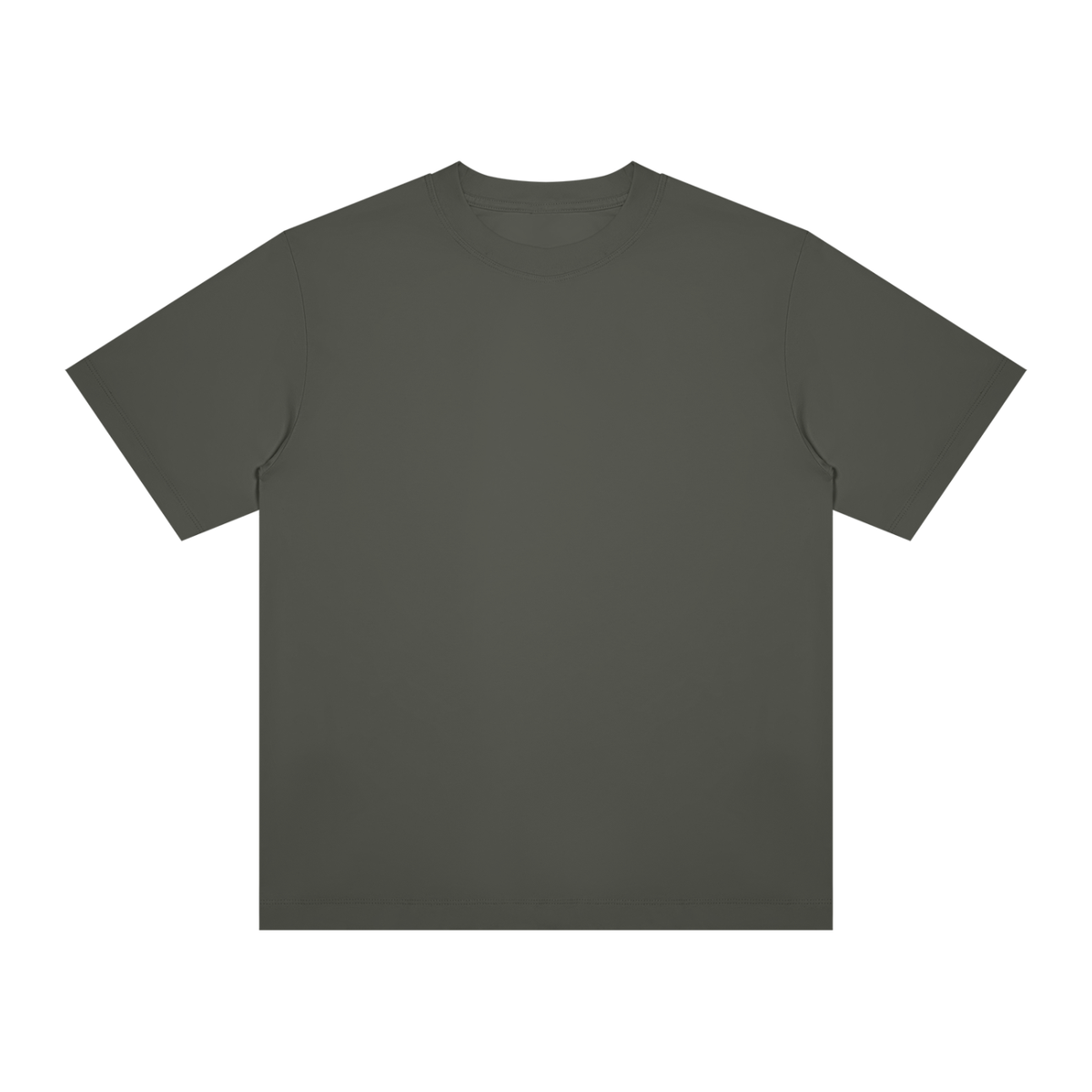Unisex Slim Fit Crewneck T-Shirt in dark gray