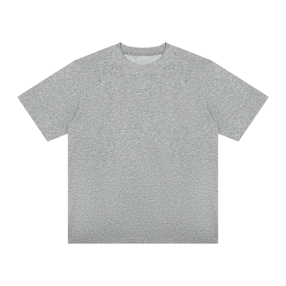 Unisex Slim Fit Crewneck T-Shirt in flower gray