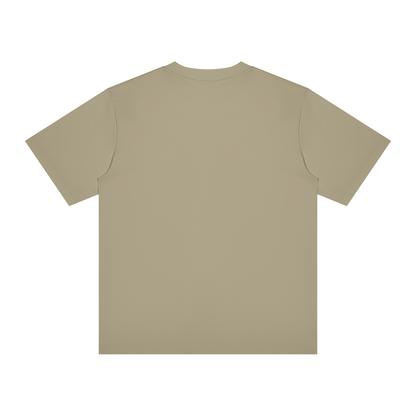 Unisex Slim Fit Crewneck T-Shirt in gray green, alternate angle
