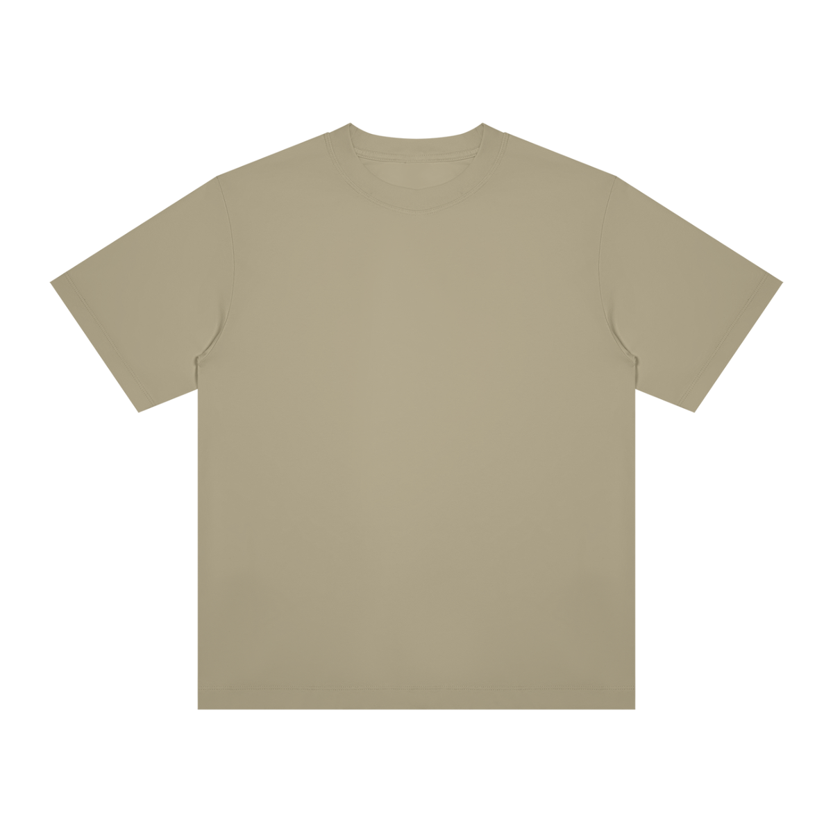Unisex Slim Fit Crewneck T-Shirt in gray green